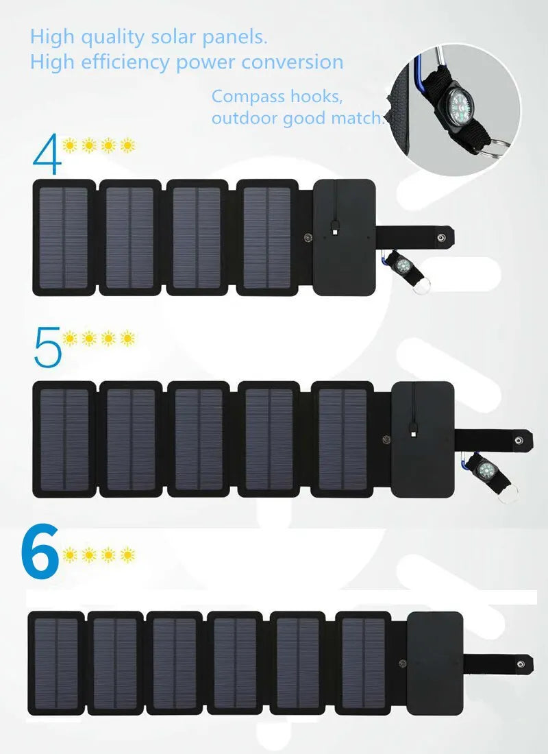 Foldable Solar Device Charger