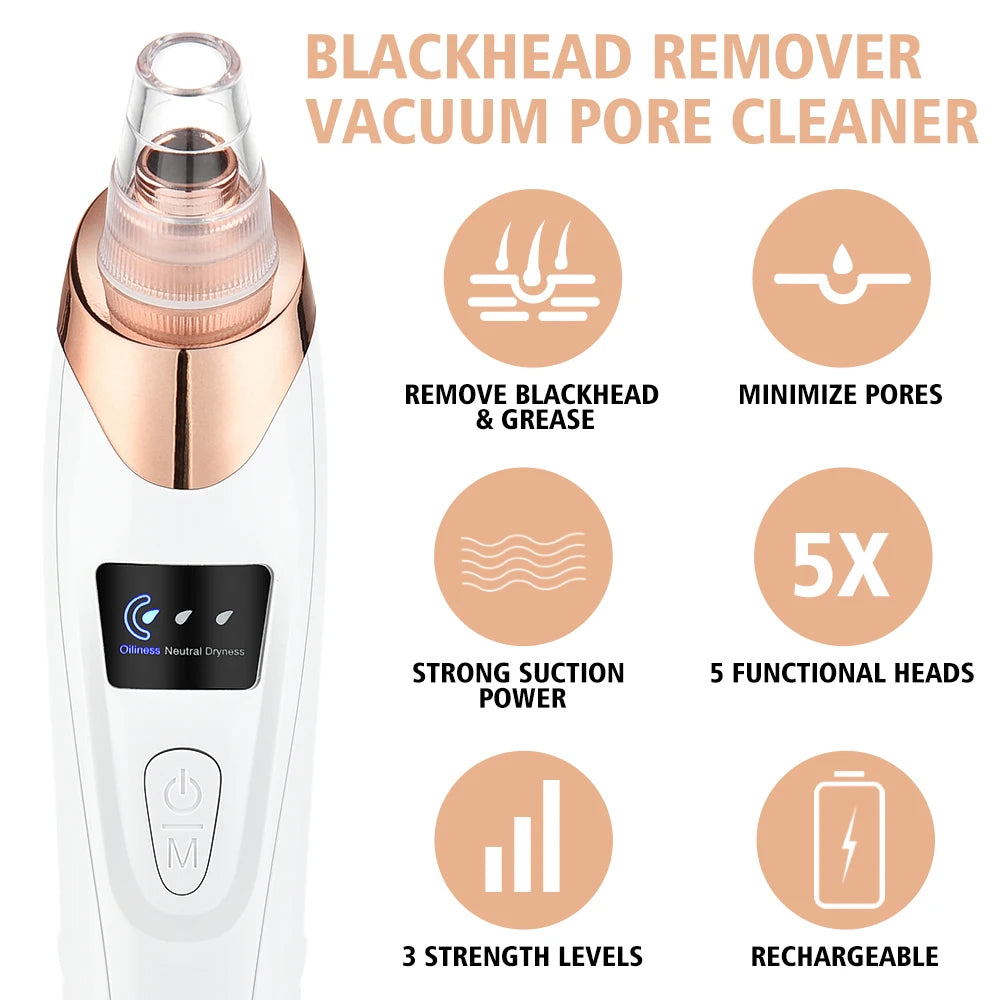 Electric Blackhead Remover & Pore Vacuum Cleaner