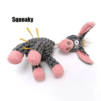 Donkey Corduroy Chew Toy: Fun for Furry Friends!