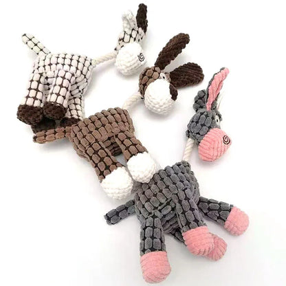 Donkey Corduroy Chew Toy: Fun for Furry Friends!