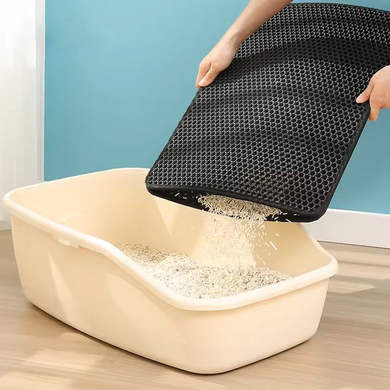 Double Layer Waterproof Cat Litter Mat