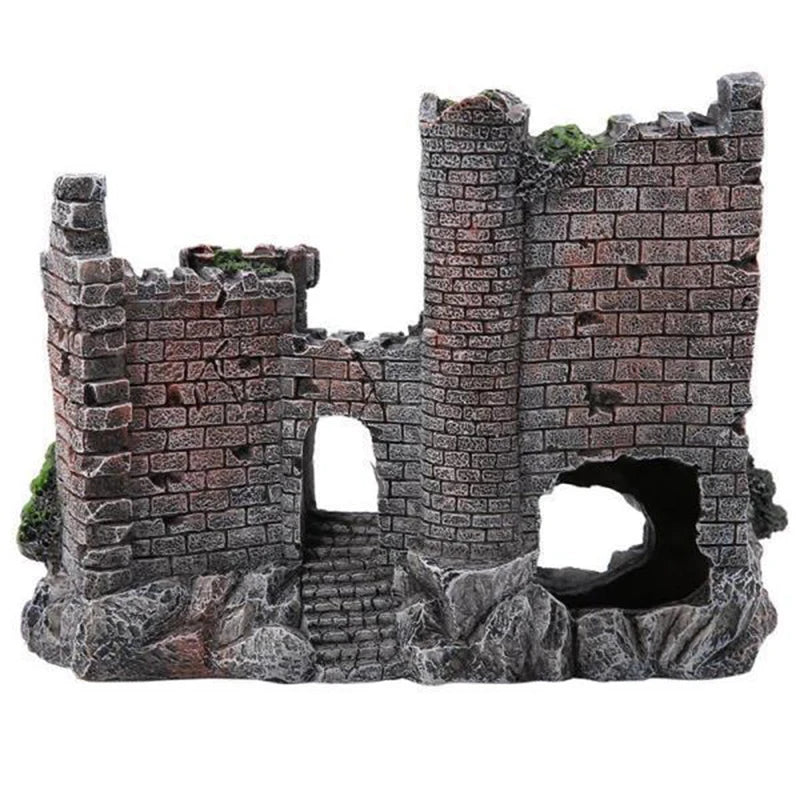 Enchanting Castle Aquarium Ornament