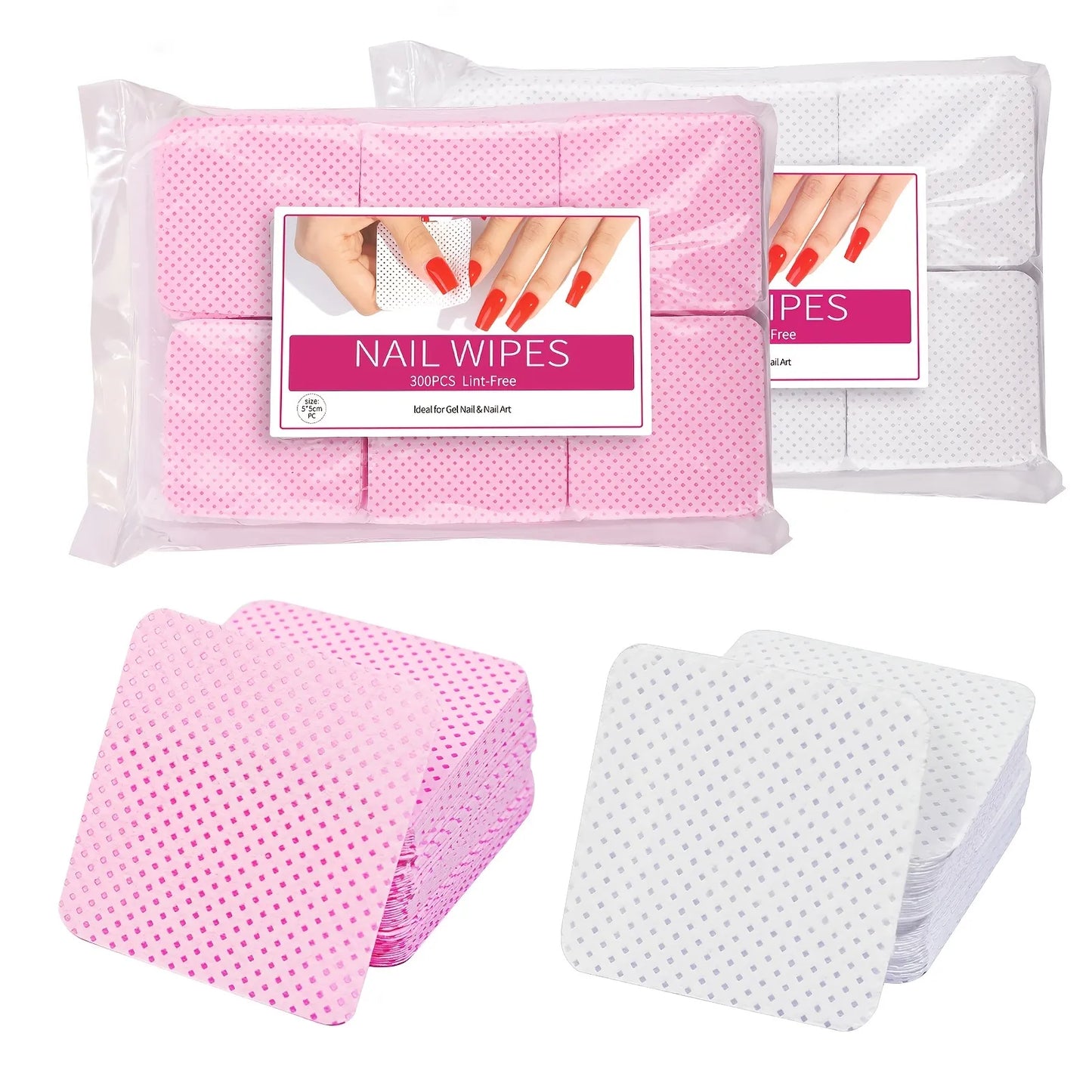 Nail Polish Remover Wipes, Non-Woven Nail Cleaning Pads