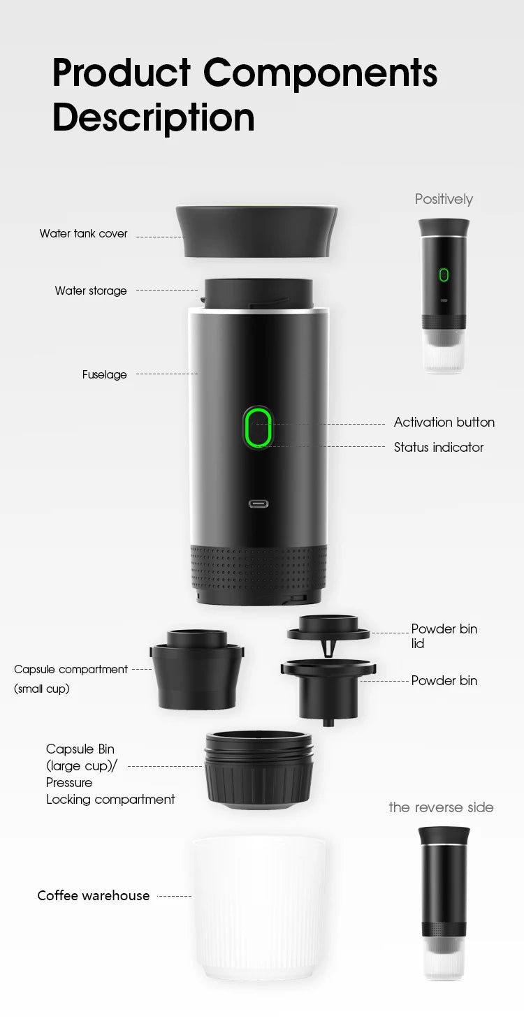 Electric Portable Coffee Maker