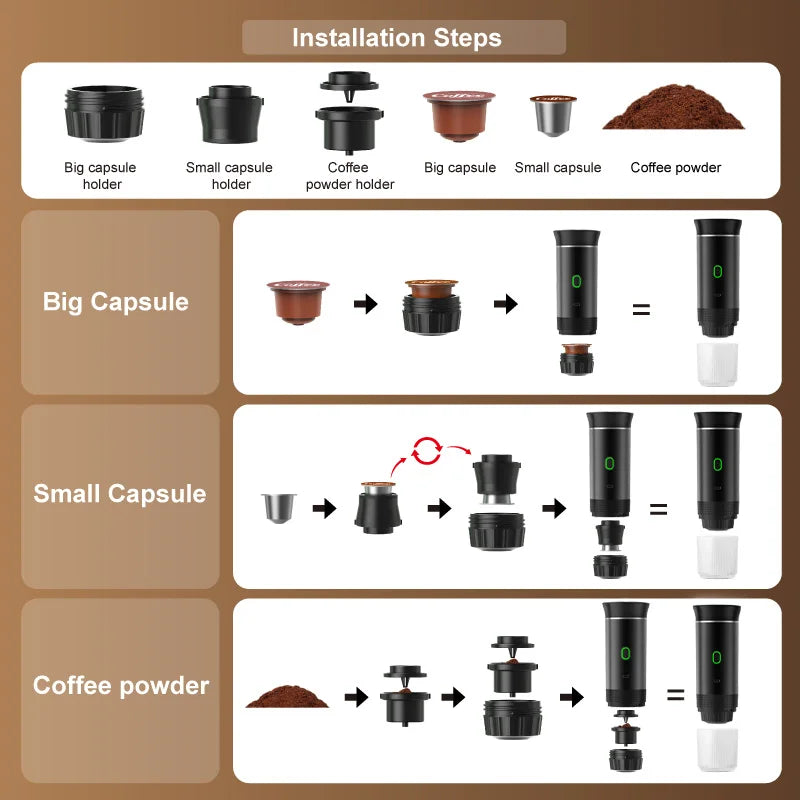 Electric Portable Coffee Maker