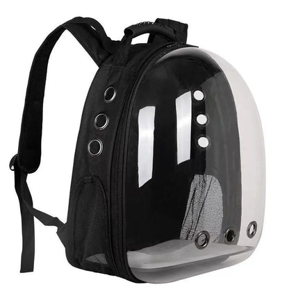 Portable Transparent Cat Backpack - Breathable Space Capsule Design