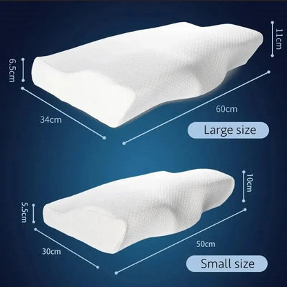 Orthopedic Memory Foam Pillow - Butterfly Shaped, Neck Protection