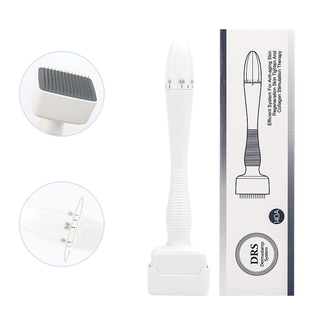 Derma Roller Stamp - Adjustable Microneedle for Anti-Aging & Hair Loss