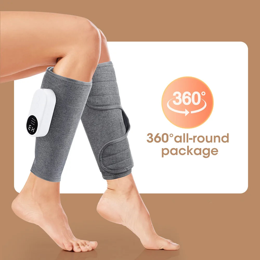 Electric Leg Massager - Air Compression, Three Modes, 360° Coverage