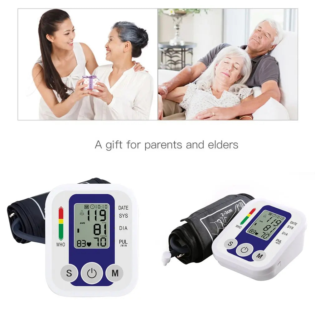 Professional Digital Blood Pressure Monitor - with Heart Rate Monitor