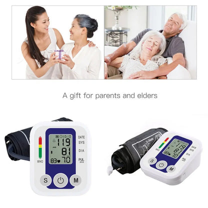 Professional Digital Blood Pressure Monitor - with Heart Rate Monitor