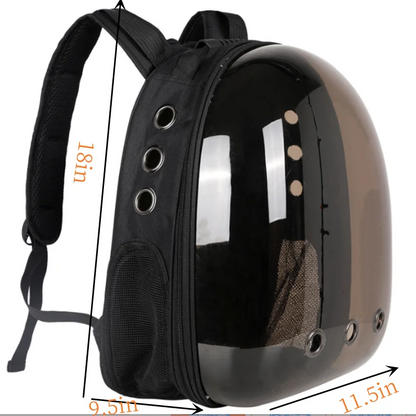 Portable Transparent Cat Backpack - Breathable Space Capsule Design