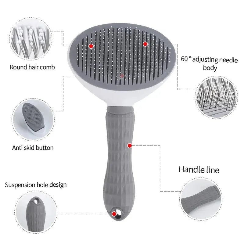 Self-Cleaning Hair Remover Brush for Pets