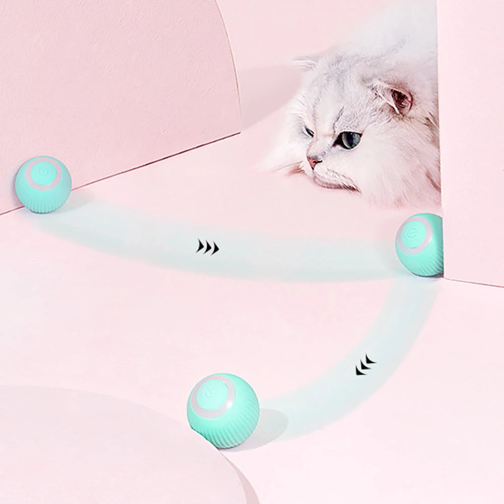 Automatic Rolling Ball - Interactive Smart Toy for Cats