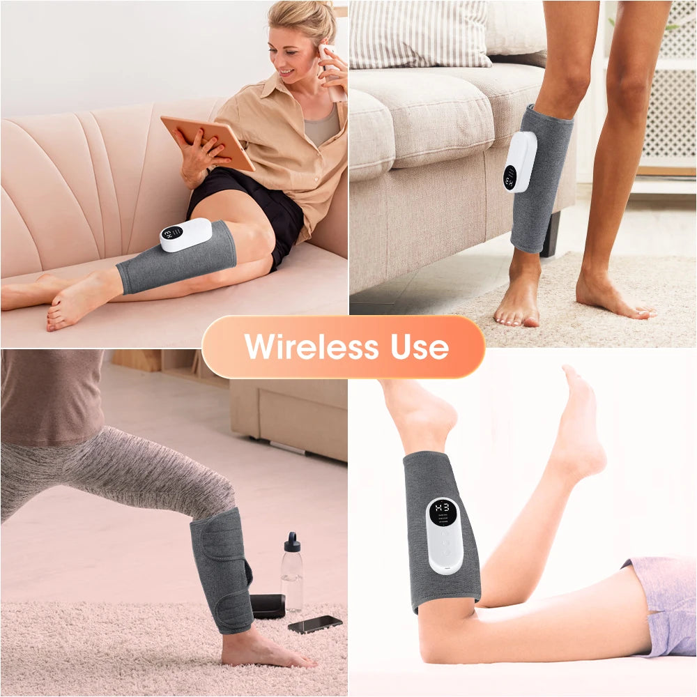 Electric Leg Massager - Air Compression, Three Modes, 360° Coverage