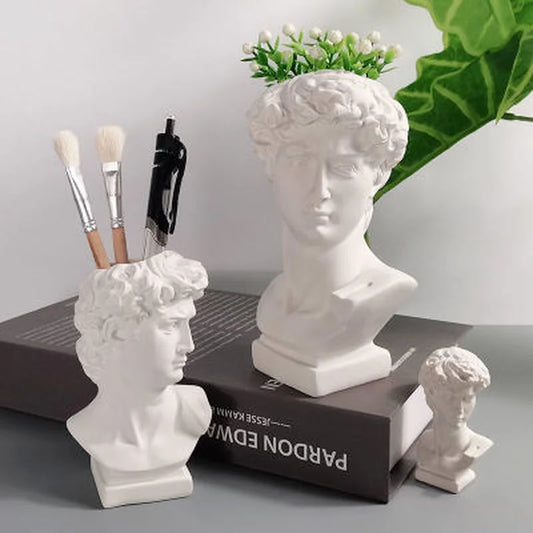 Nordic David Vase – Flower Pot & Makeup Brush Holder