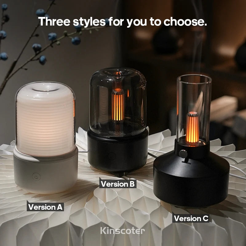 USB Mini Aroma Diffuser – Portable Oil Humidifier & Night Light