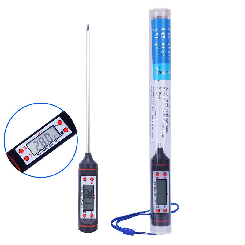 Digital Food Thermometer – Electronic Probe for Baking & Cooking