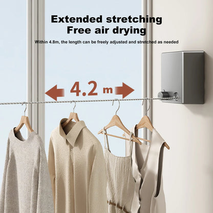 Stainless Steel Retractable Clothes-Drying Rack