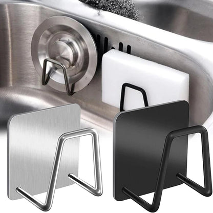 Stainless Steel Kitchen Hook – Adhesive Holder & Dryer