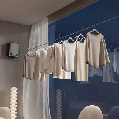 Stainless Steel Retractable Clothes-Drying Rack