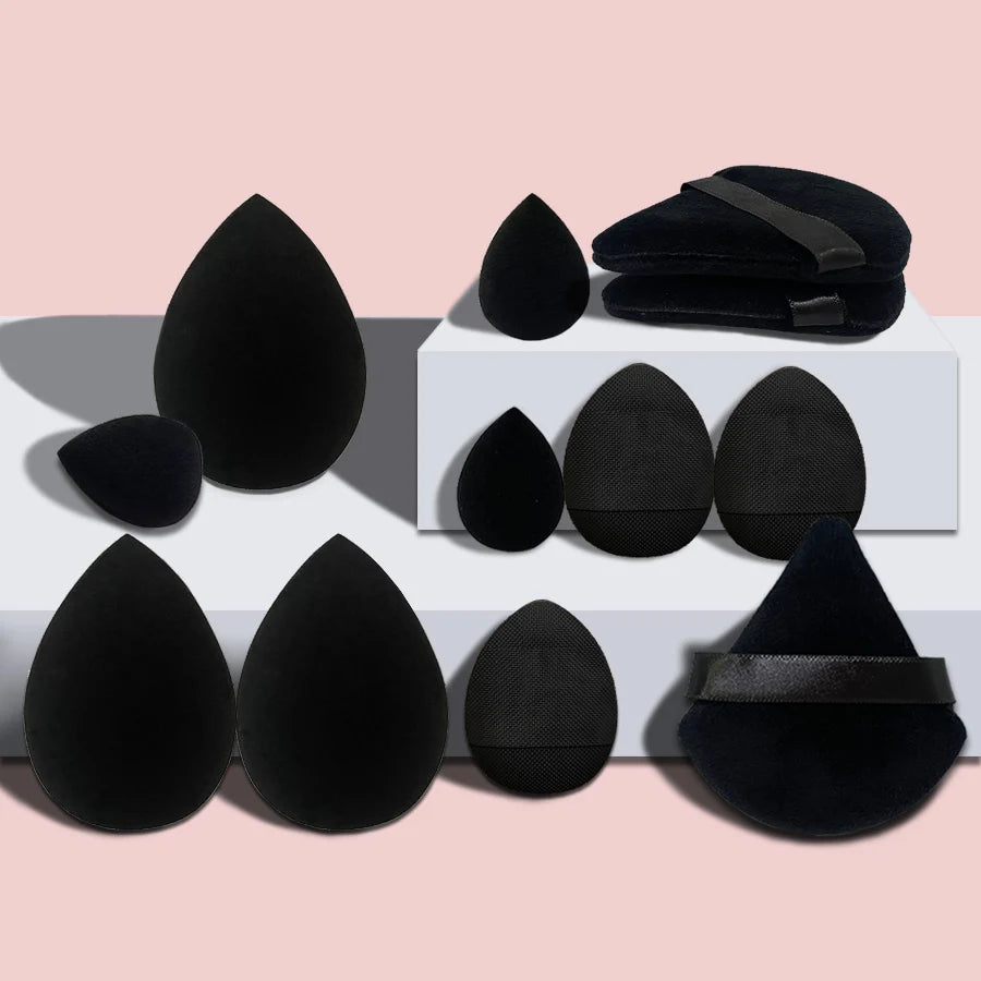 Makeup Puff Set - Small, Medium & Large, Perfect for Beginners