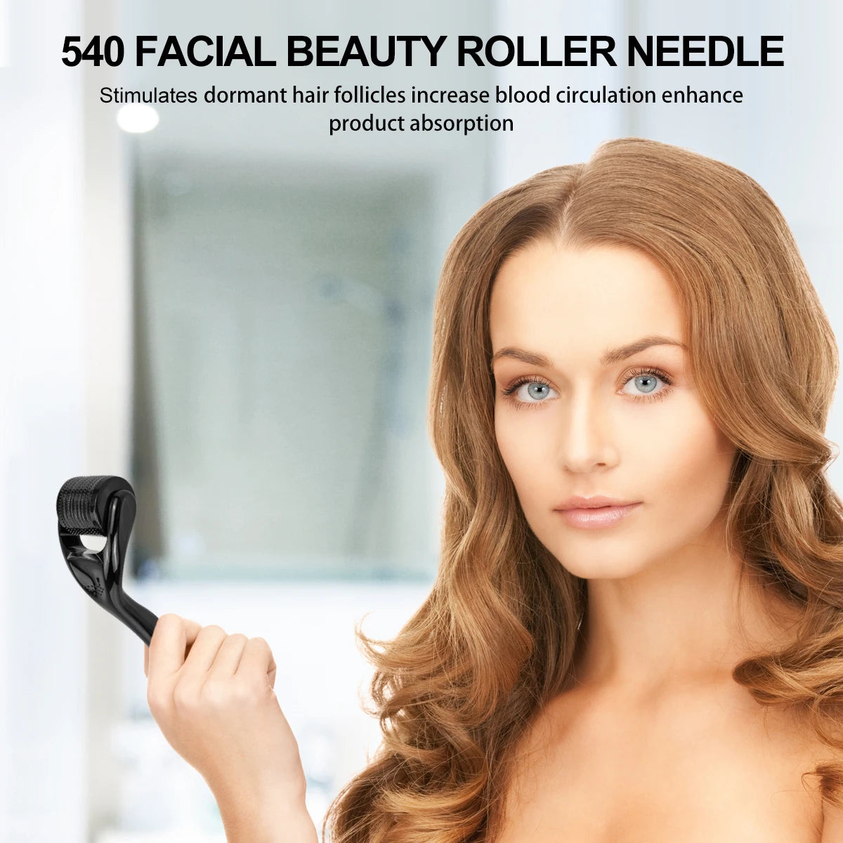 Micro Needle Derma Roller - Beard Growth Tool