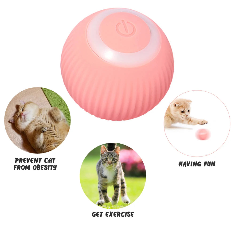 Automatic Rolling Ball - Interactive Smart Toy for Cats