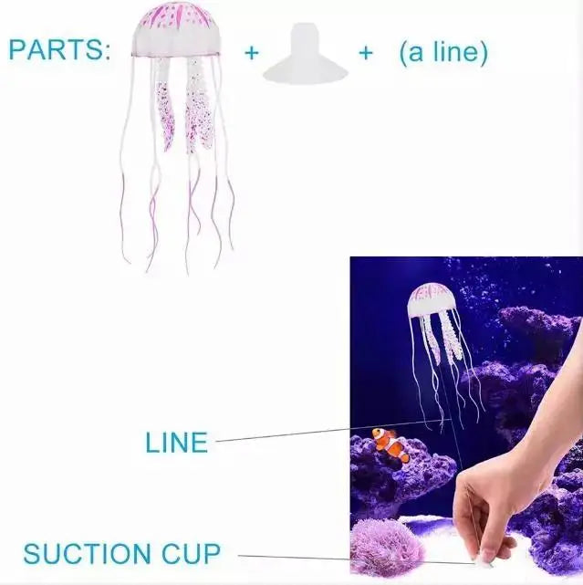 Artificial Jellyfish Aquarium Ornament