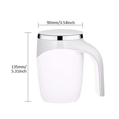 Automatic Stirring Mug – Portable Stainless Steel Coffee Mixer