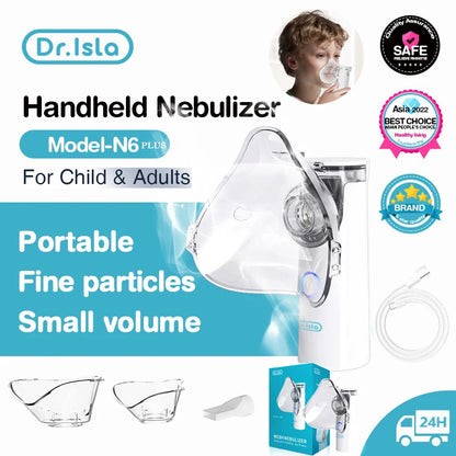 Portable Silent Nebulizer - Handheld Inhaler for All Ages