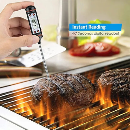 Digital Food Thermometer – Electronic Probe for Baking & Cooking