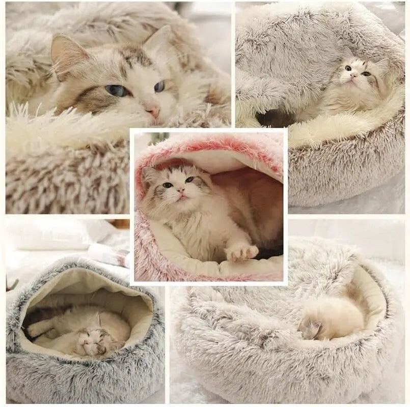 Pet Nest: Soft & Warm Sleeping Cave