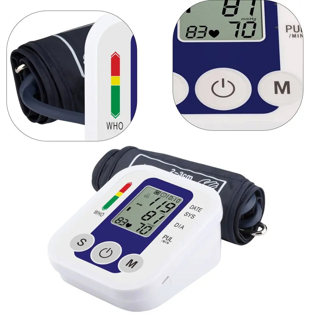 Professional Digital Blood Pressure Monitor - with Heart Rate Monitor