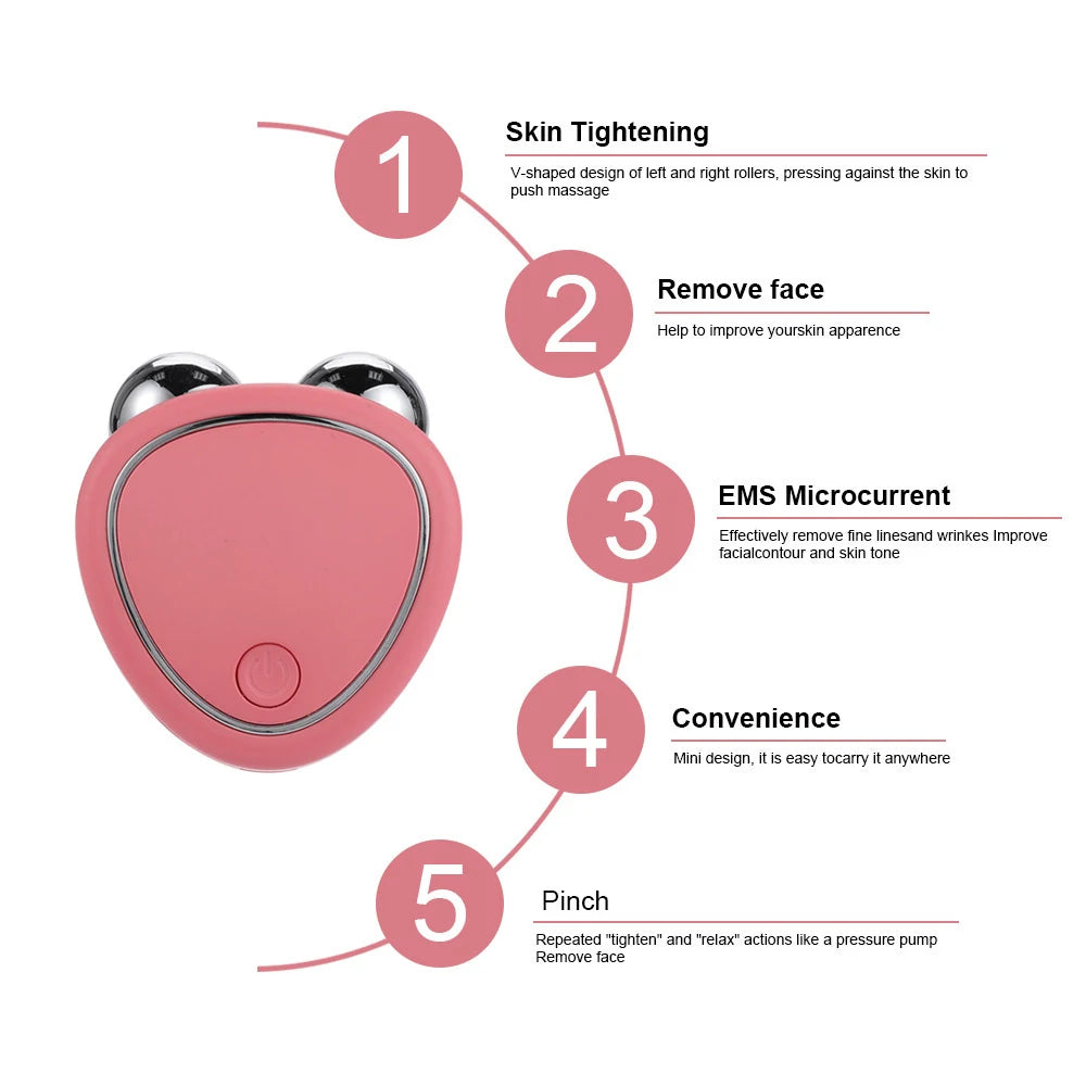 EMS Microcurrent Roller – Lifting & Anti-Wrinkle Beauty Device